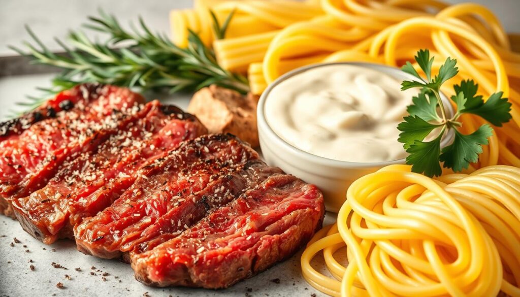 Steak Alfredo Ingredients Steak Alfredo Ingredients