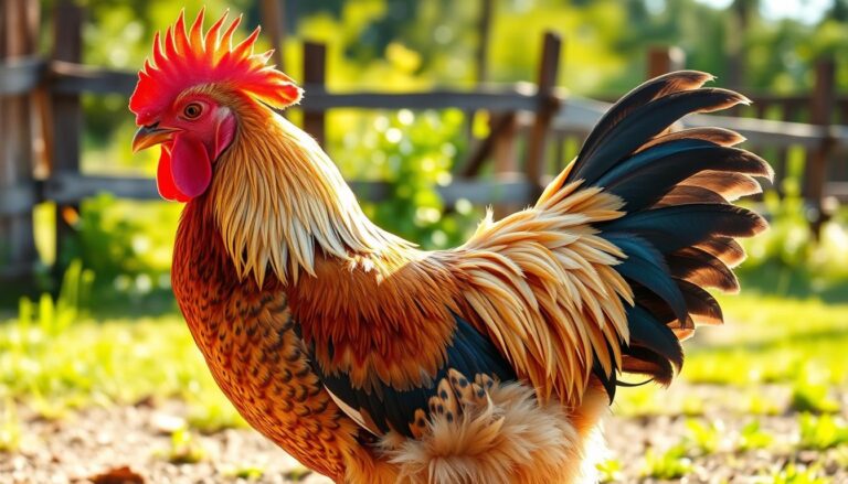 buff laced polish hen