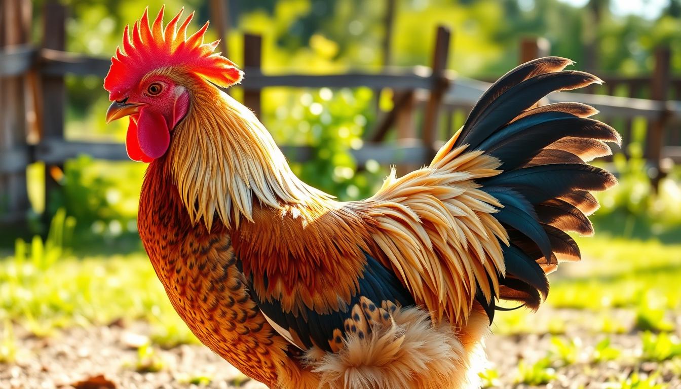 buff laced polish hen