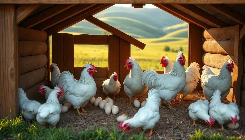 chicken egg production