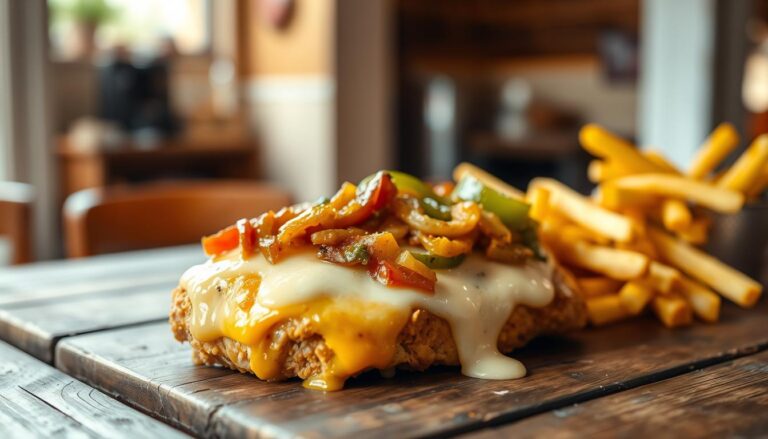 chicken steak and cheese