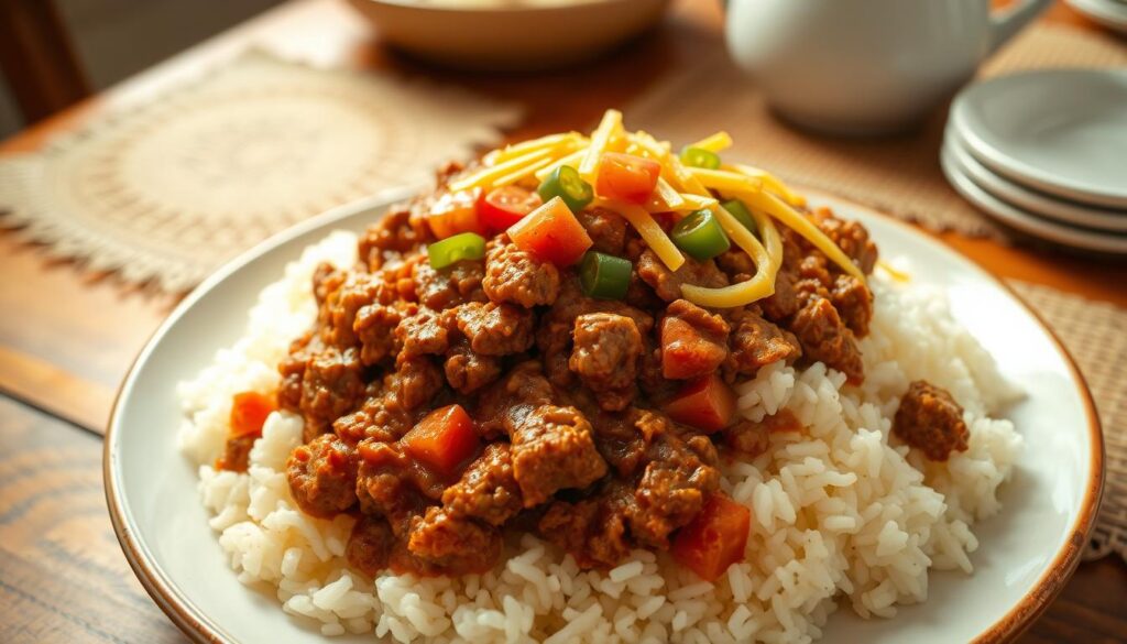 classic hamburger rice classic hamburger rice