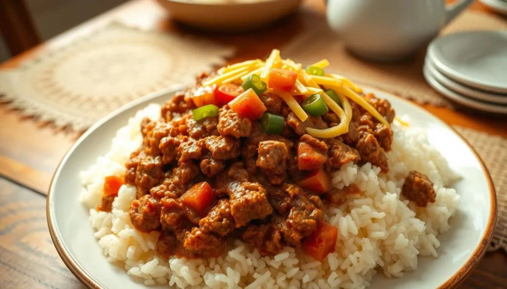 classic hamburger rice classic hamburger rice
