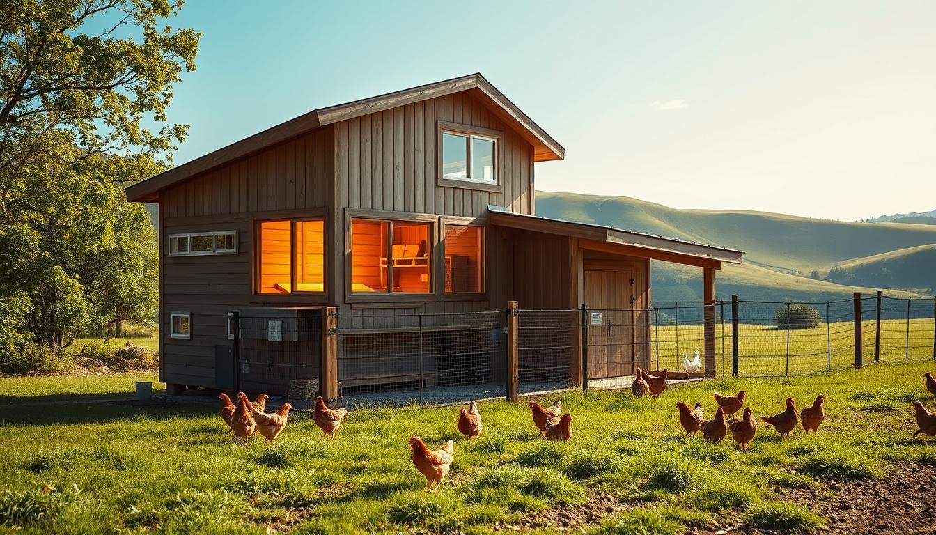 large chicken coop