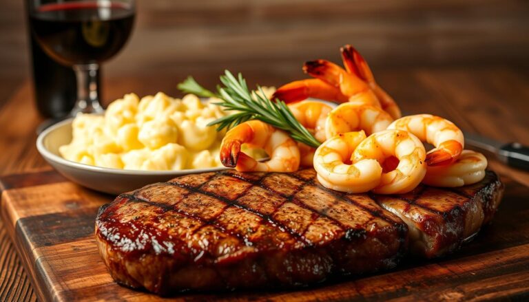 steak and shrimp