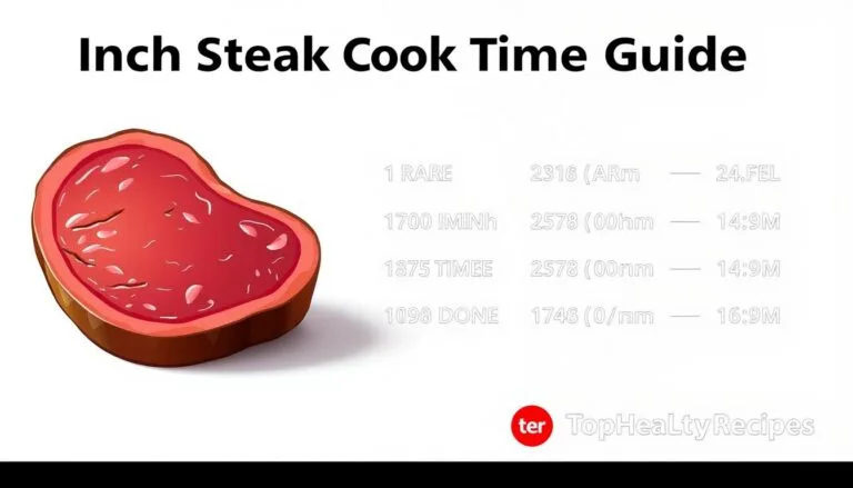 1 inch steak cook time