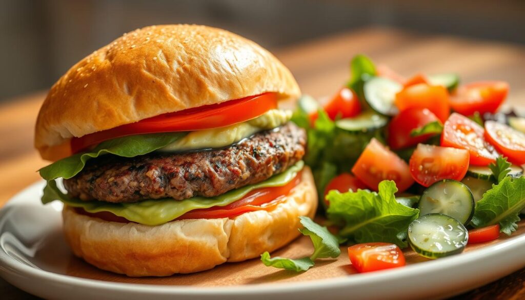healthier hamburger lunch healthier hamburger lunch