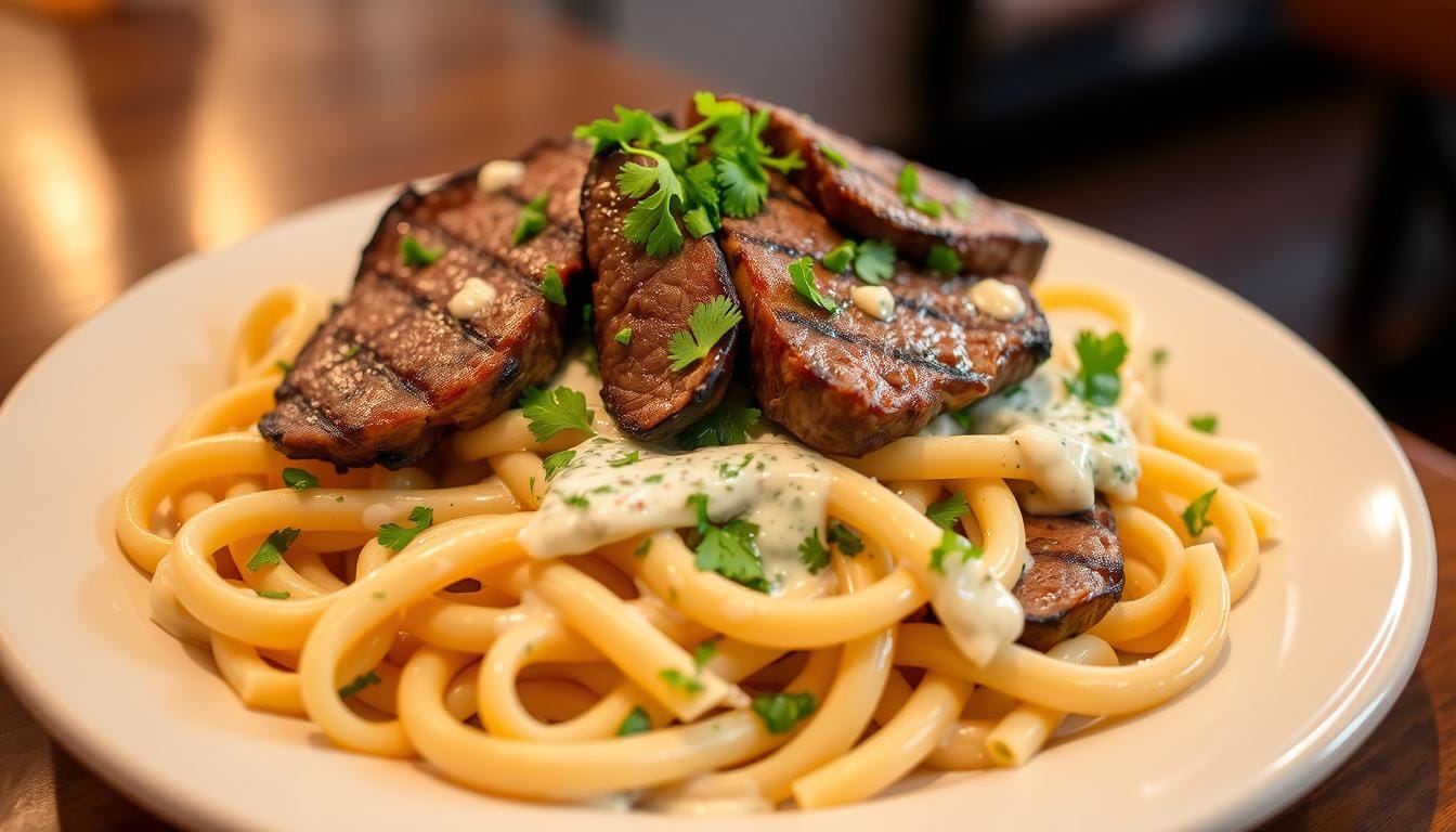 olive garden steak pasta