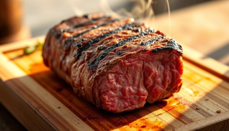 protein in 8 oz sirloin steak