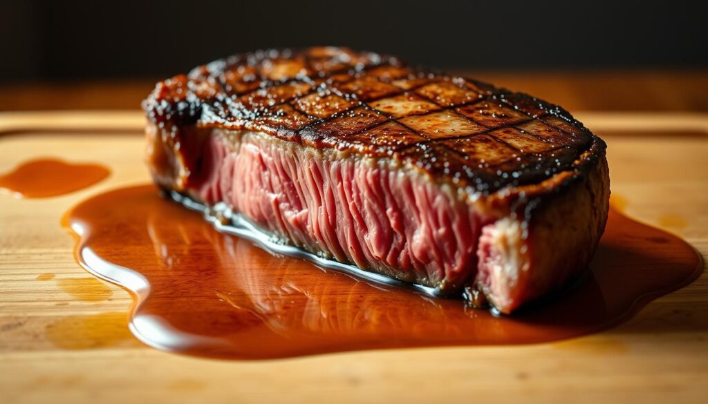 resting delmonico steak resting delmonico steak