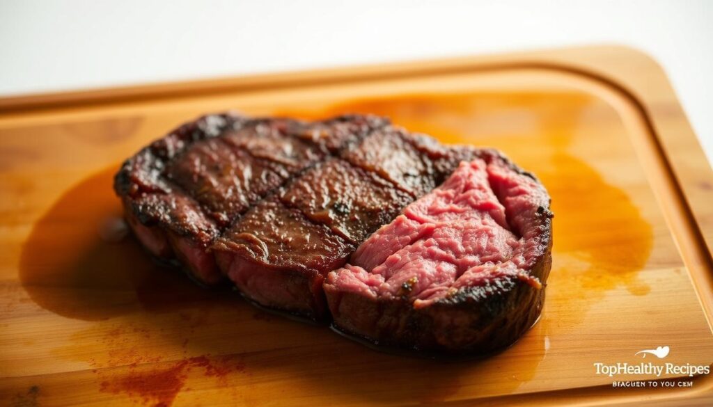 resting steak resting steak