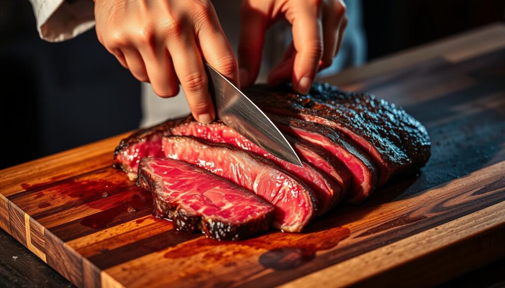 slicing picanha steaks slicing picanha steaks