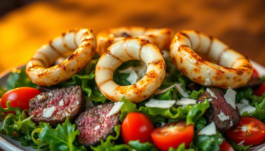 steak and calamari salad steak and calamari salad
