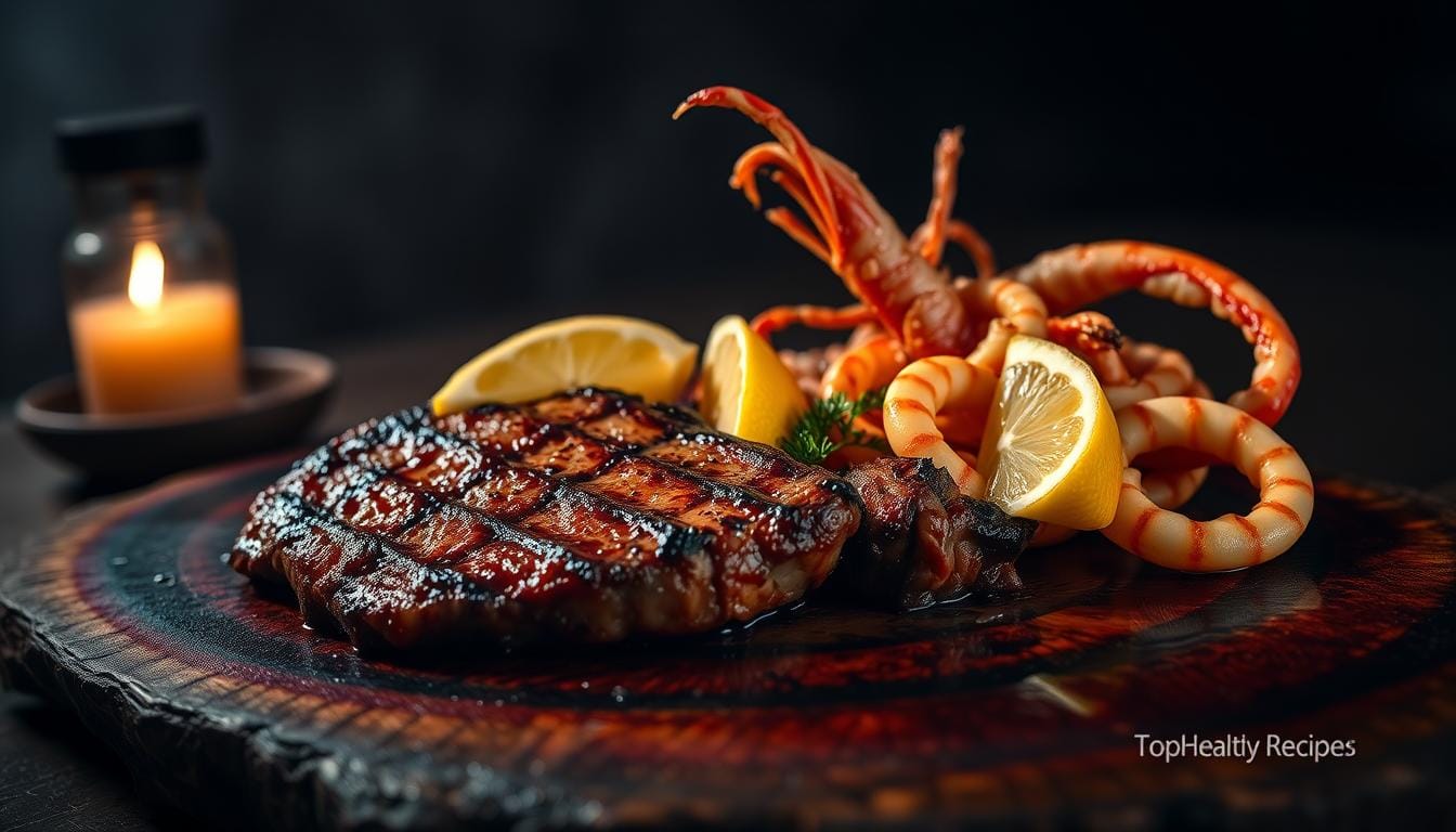 steak and calamari