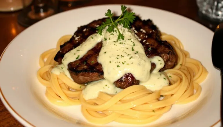 steak gorgonzola alfredo recipe