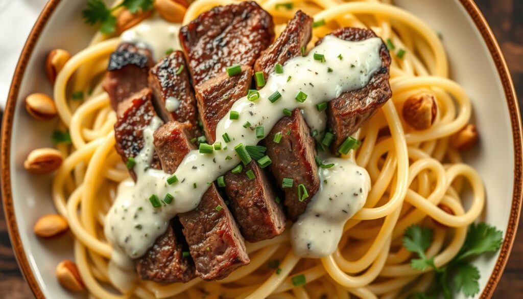 steak gorgonzola alfredo recipe garnishing tips steak gorgonzola alfredo recipe garnishing tips