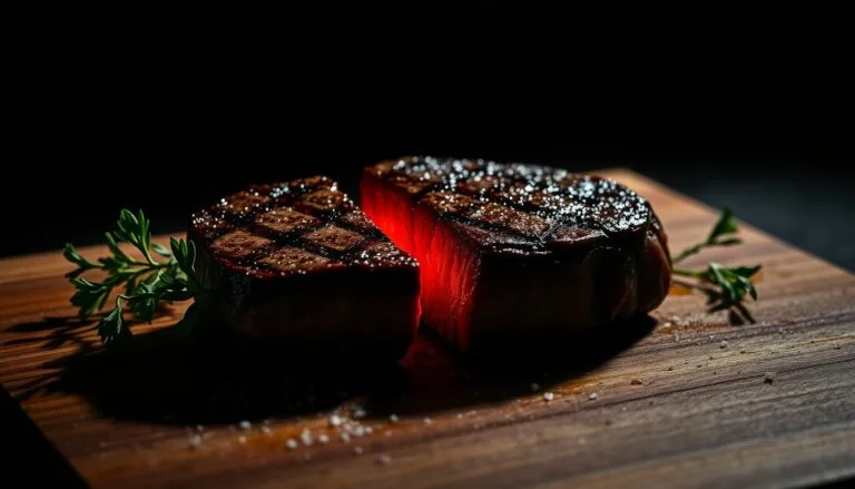 what temp is a medium rare steak